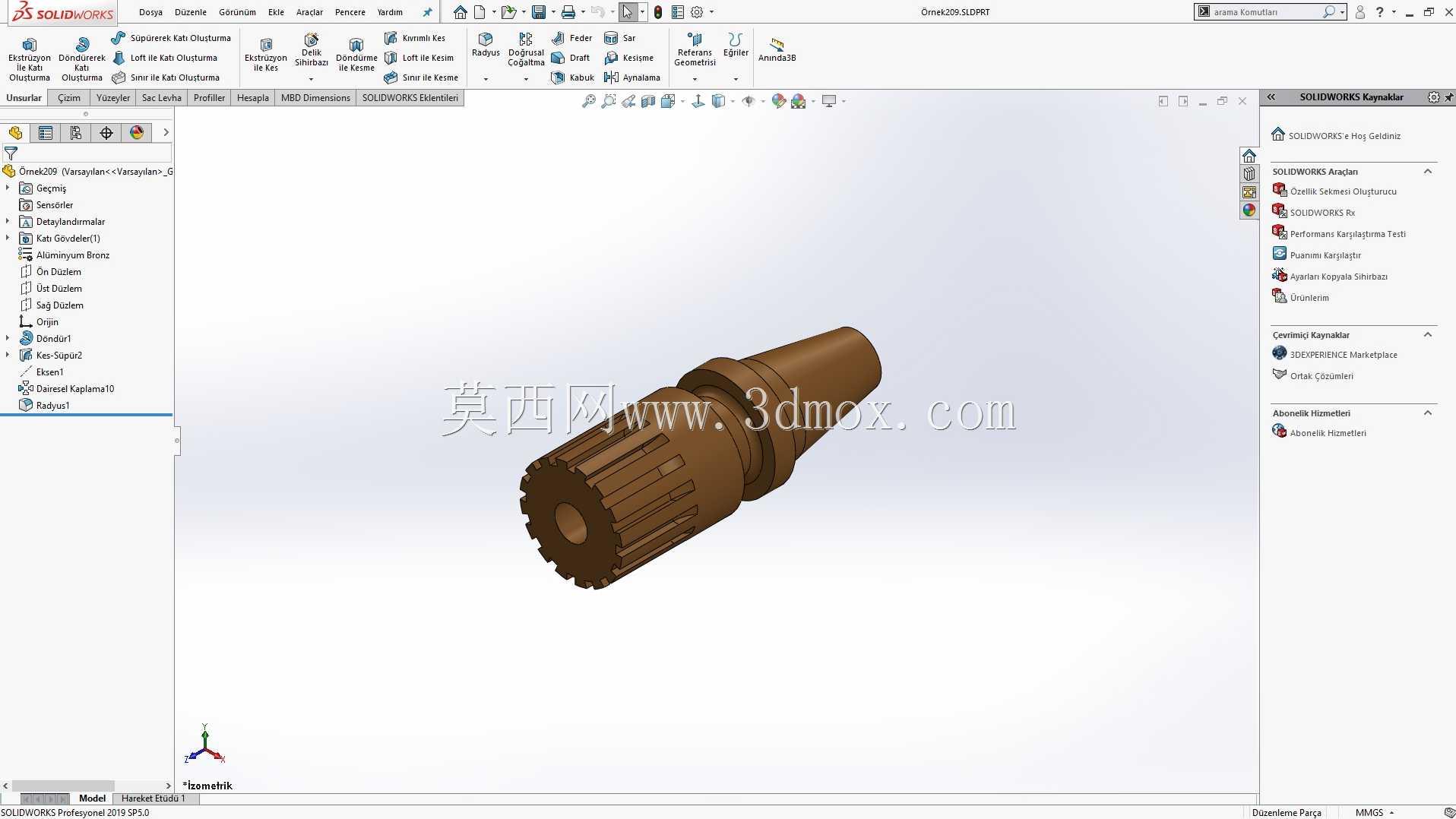 Solidworks?rnek?izim 209