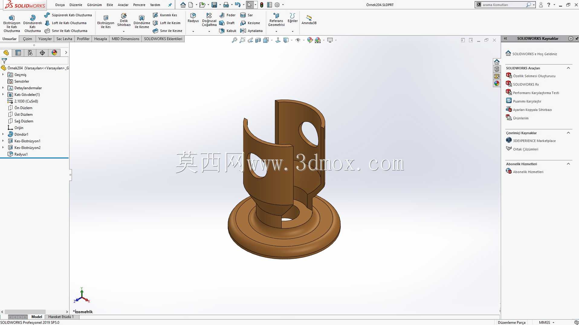 Solidworks?rnek?izim 204