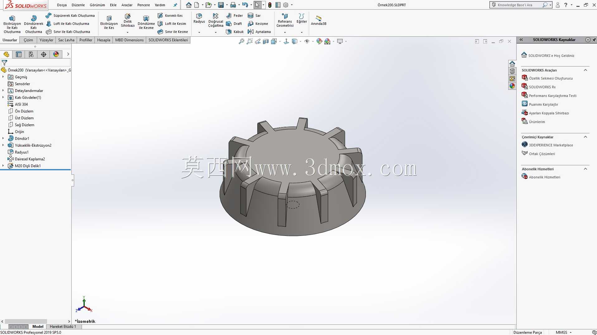 Solidworks?rnek?izim 200