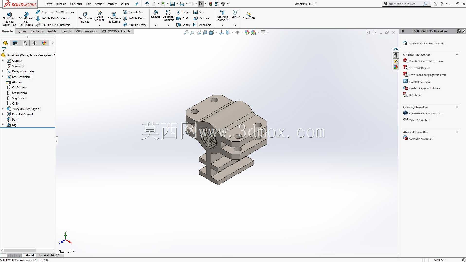 Solidworks?rnek?izim 190