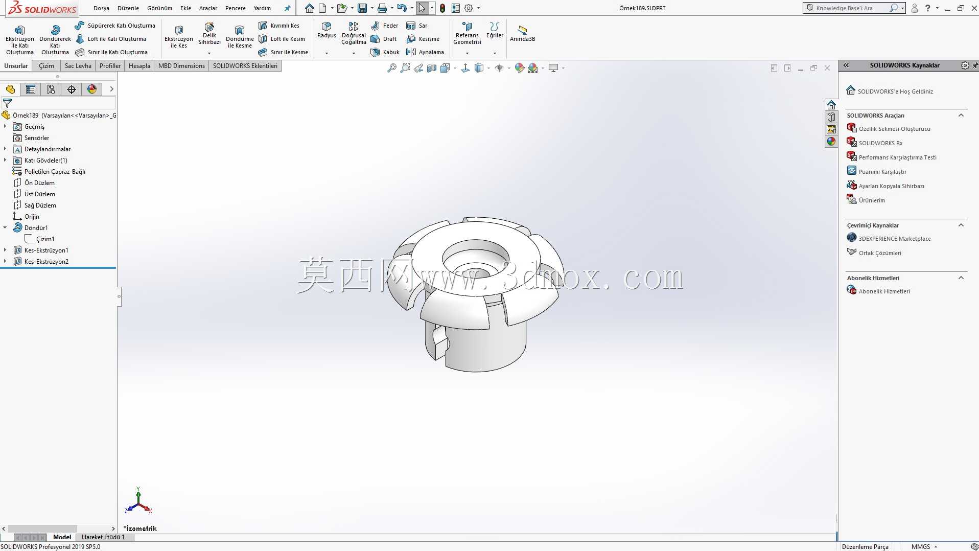 Solidworks?rnek?izim 189