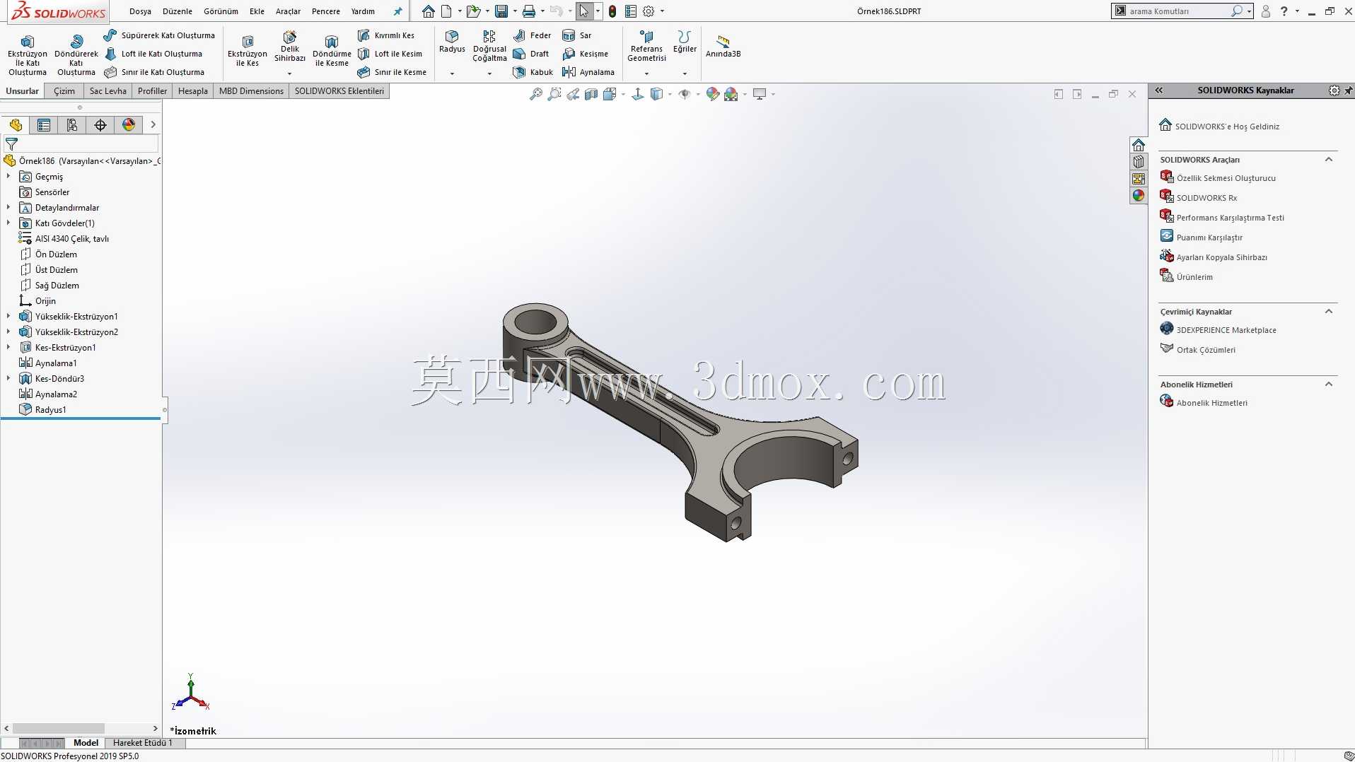Solidworks?rnek?izim 186