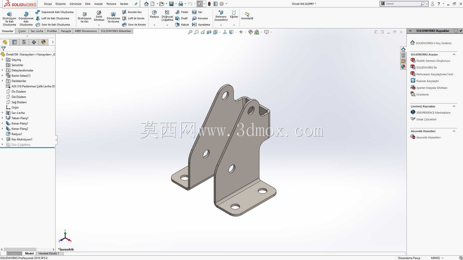 Solidworks?rnek?izim 184