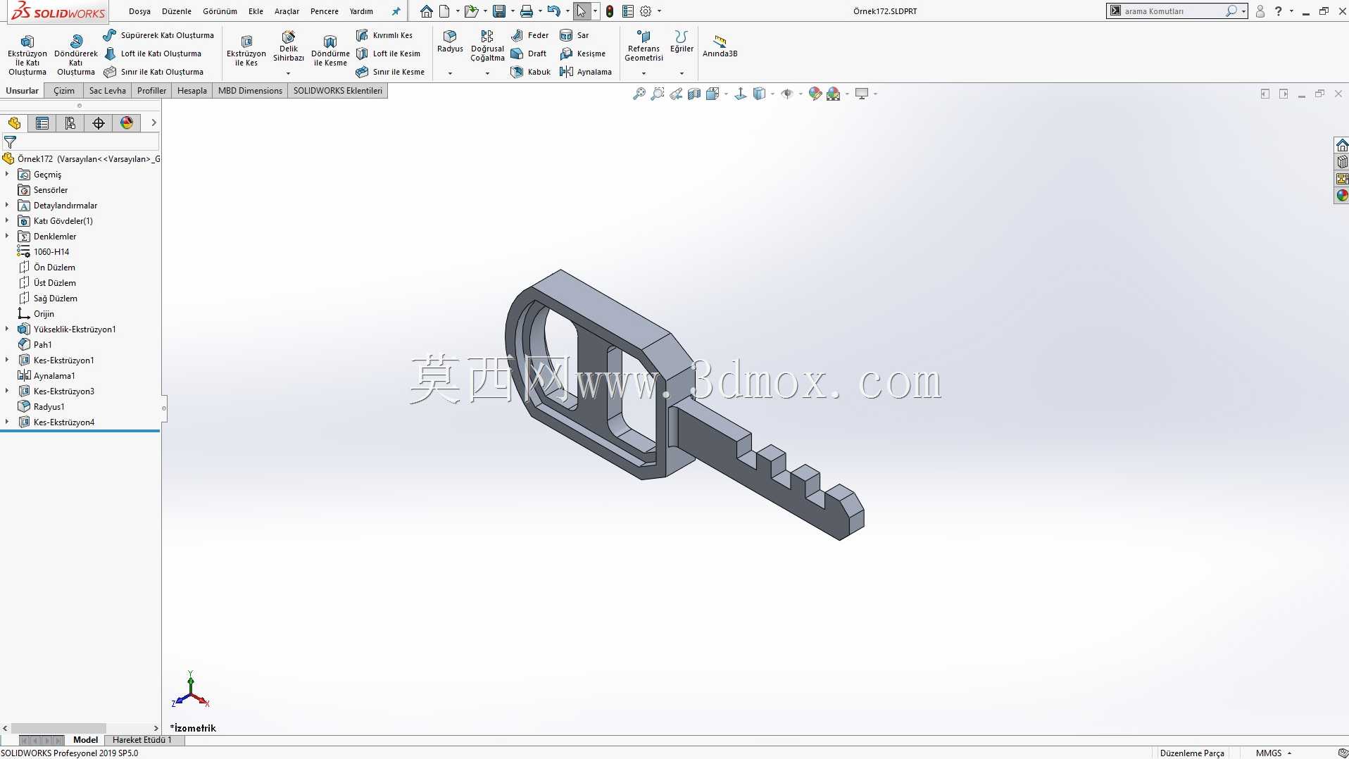 Solidworks?rnek?izim 172 Anahtar