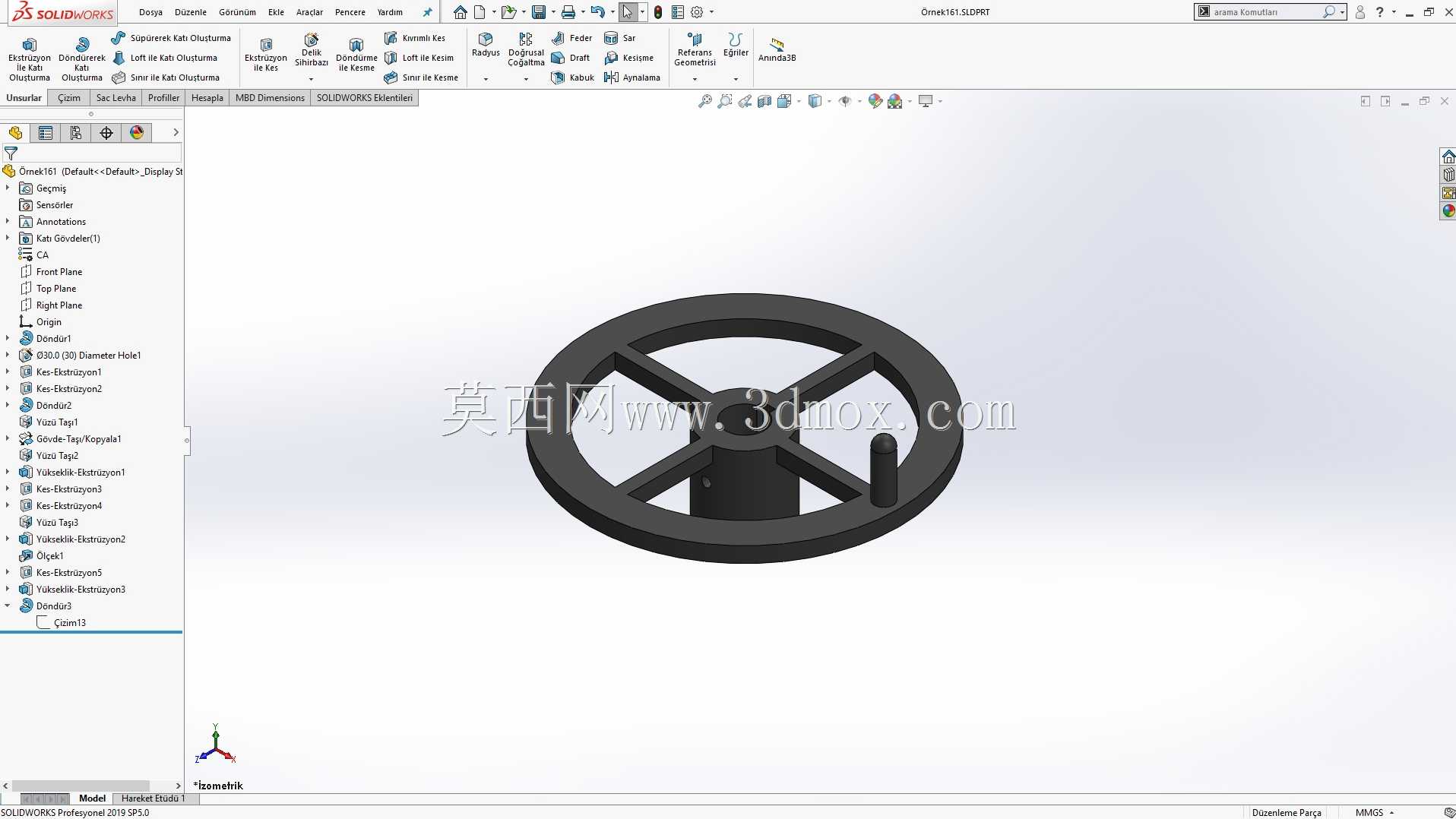 Solidworks?rnek?izim 161 Direksiyon