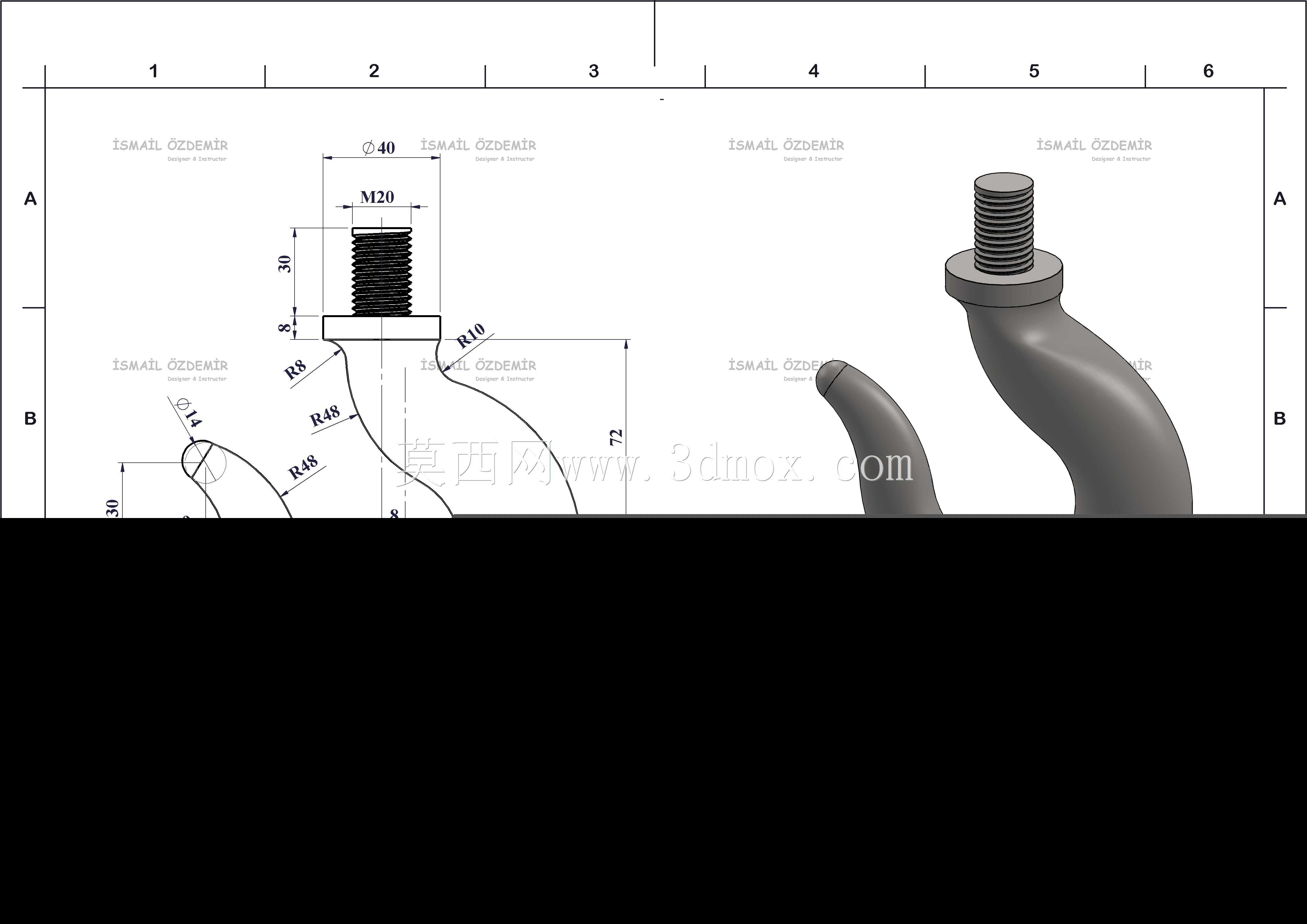 Solidworks?rnek?izim 159 Kanca