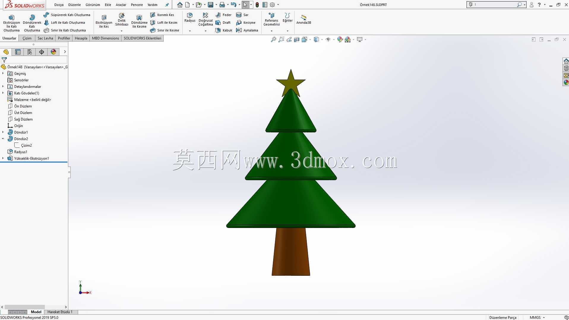 Solidworks?rnek?izim 148 A?A?wood
