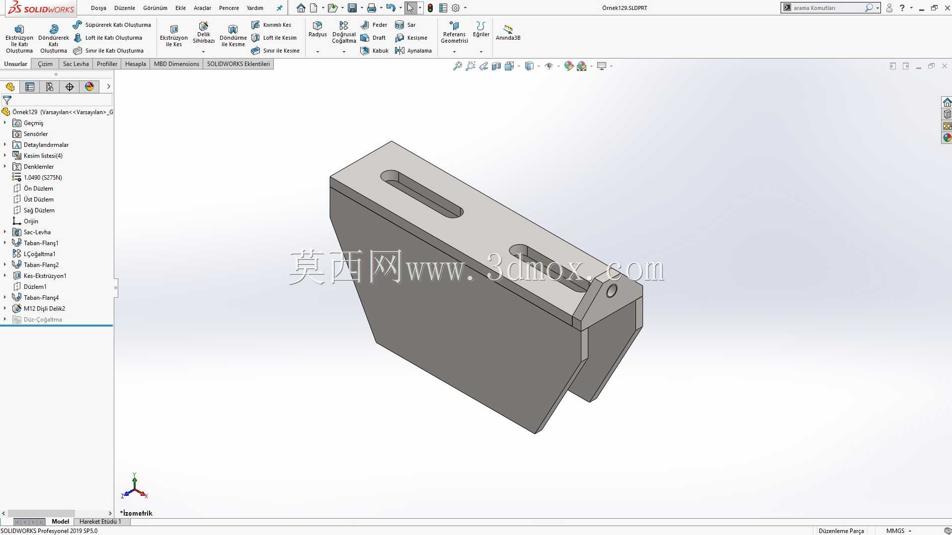Solidworks?rnek?izim 129