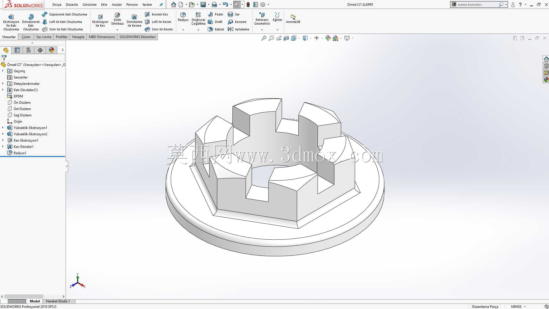 Solidworks?rnek?izim 127