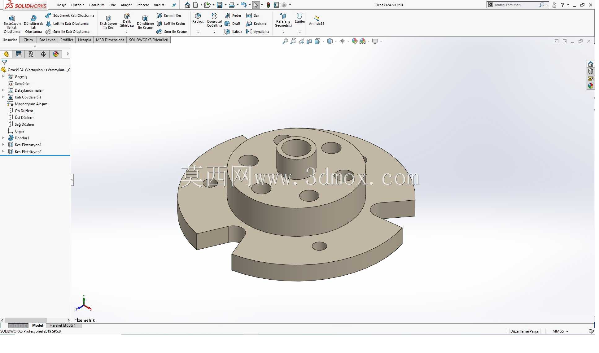 Solidworks?rnek?izim 124