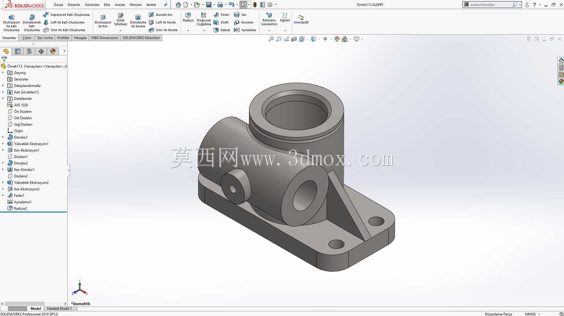 Solidworks?rnek?izim 113