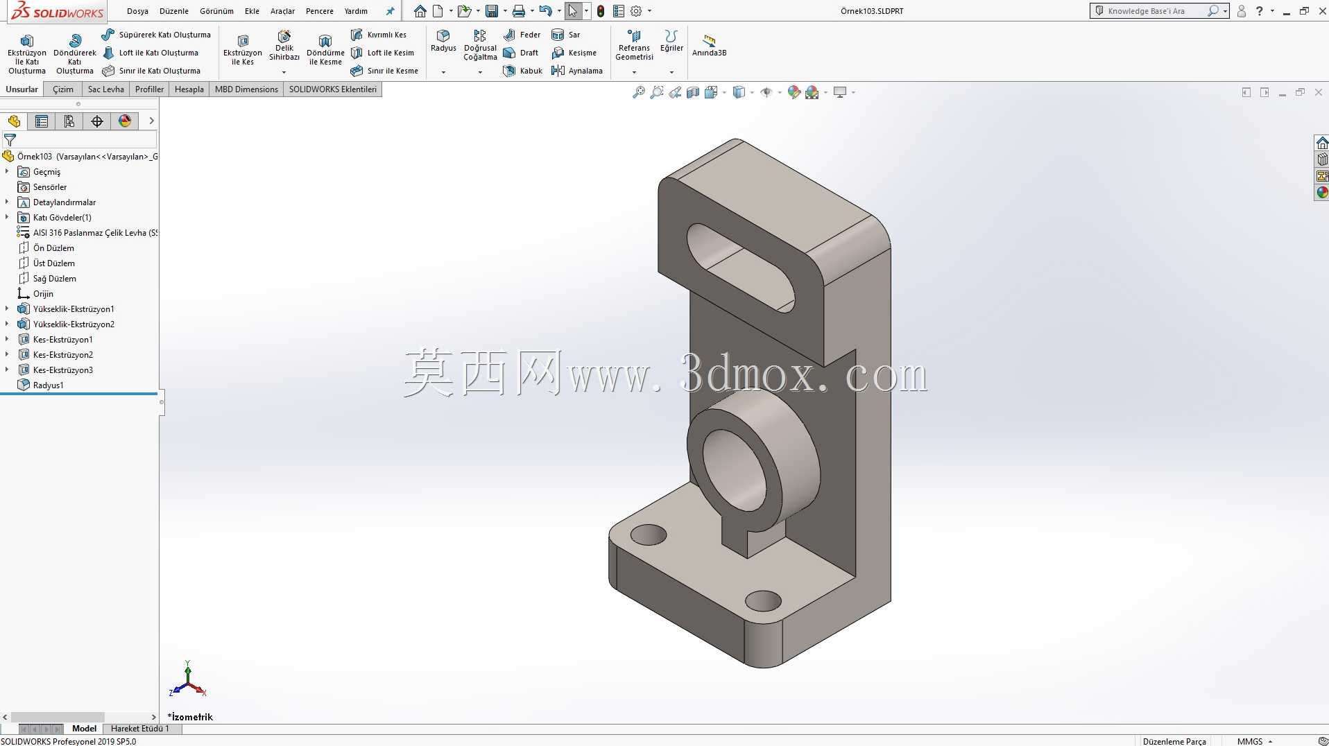 Solidworks?rnek?izim 103
