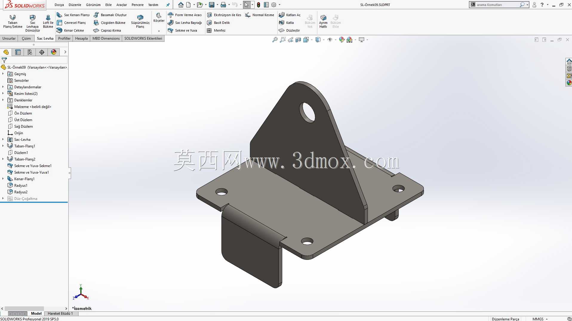 Solidworks?rnek?izim 89 Sac Levha