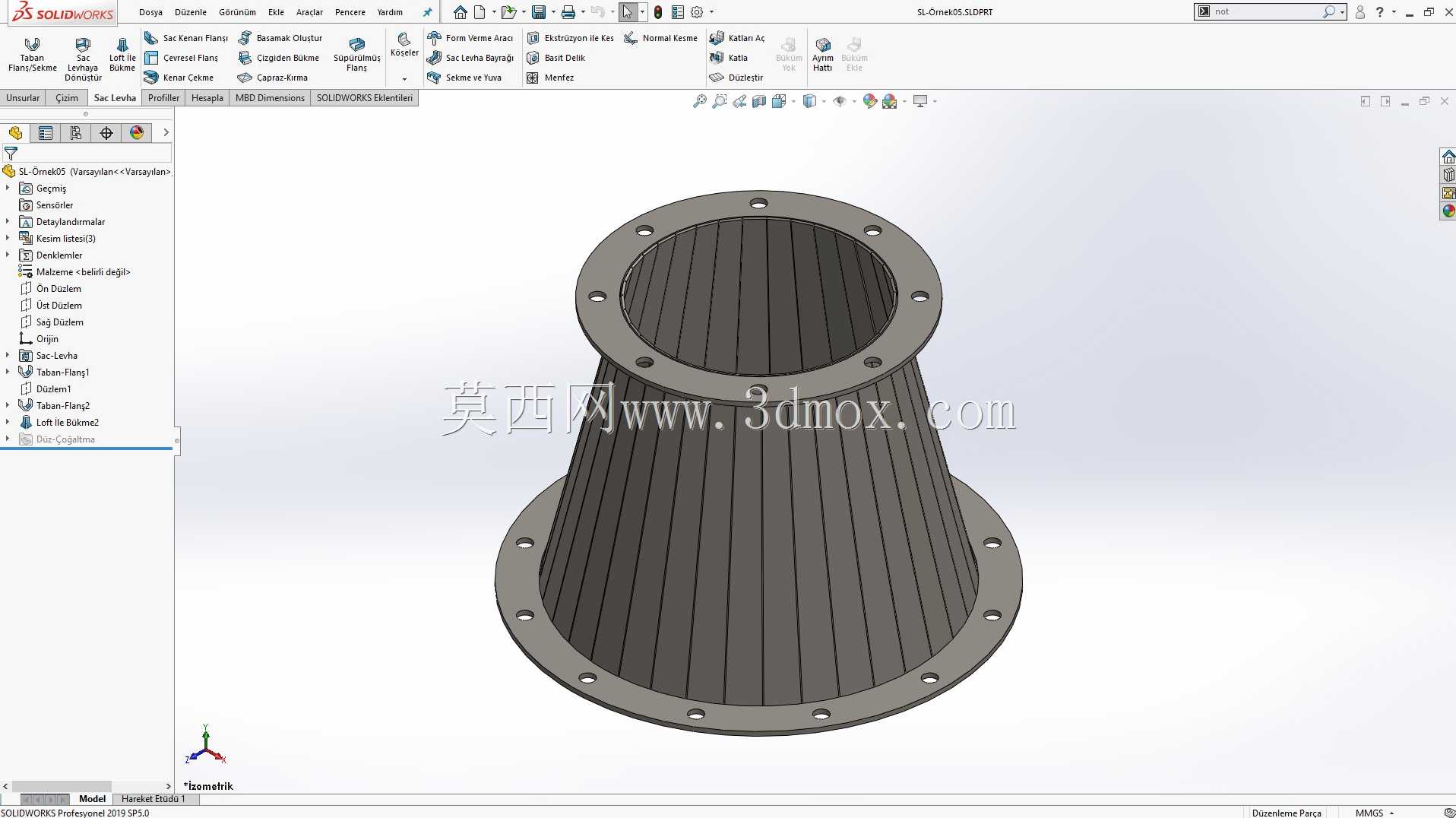 Solidworks?rnek?izim 85 Sac Levha