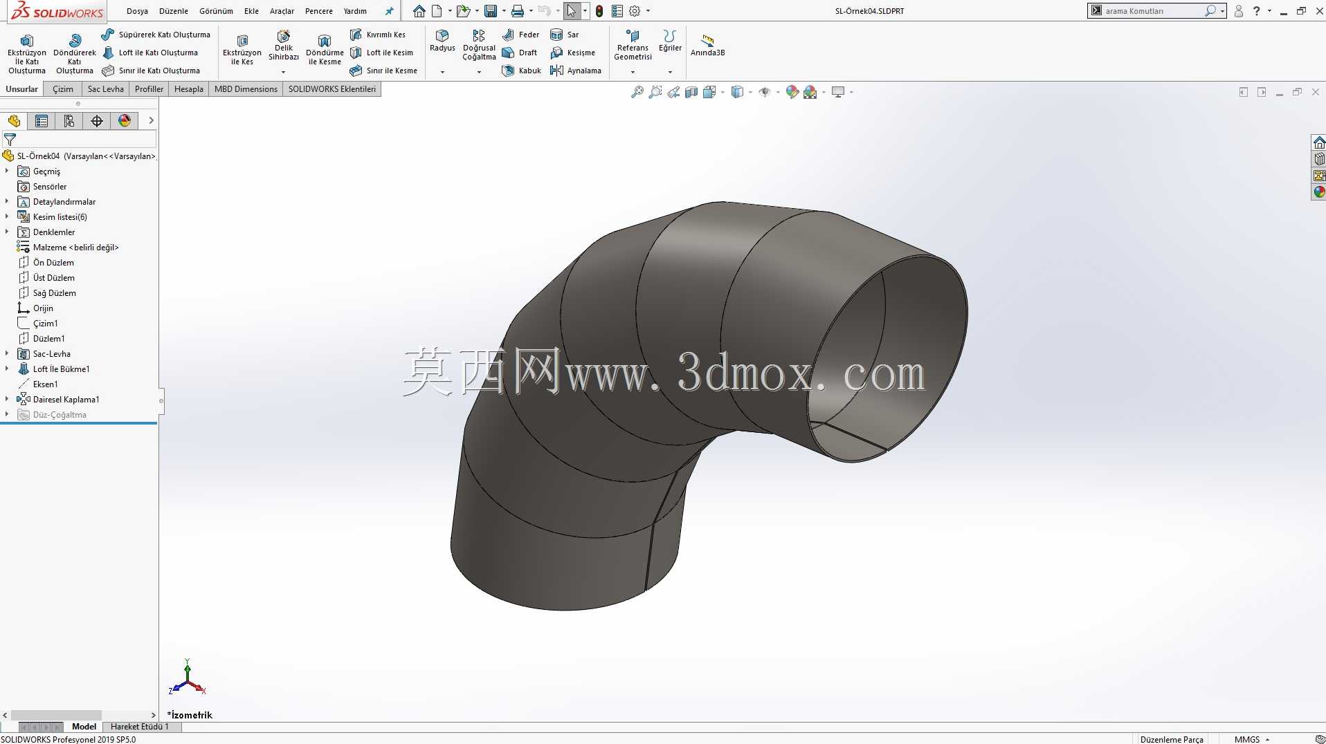 Solidworks?rnek?izim 84 Sac Levha