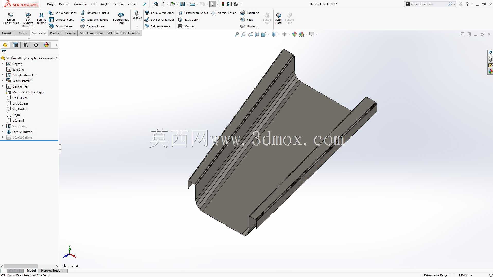 Solidworks?rnek?izim 83 Sac Levha