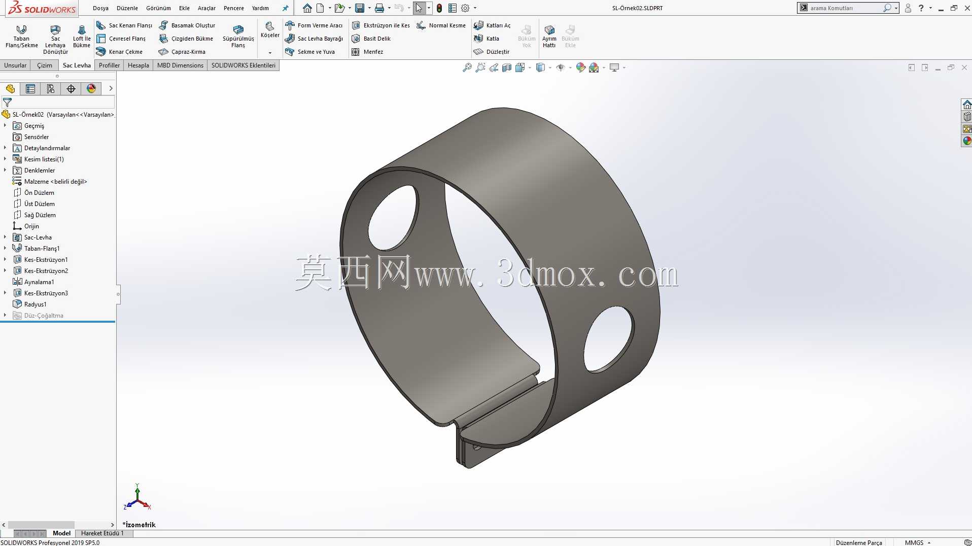 Solidworks?rnek?izim 82 Sac Levha