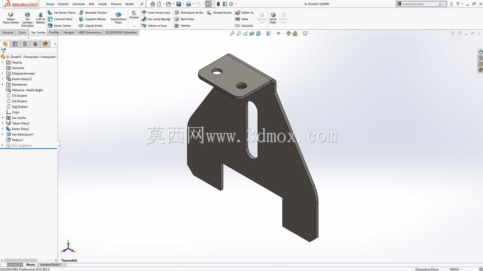 Solidworks?rnek?izim 81 Sac Levha