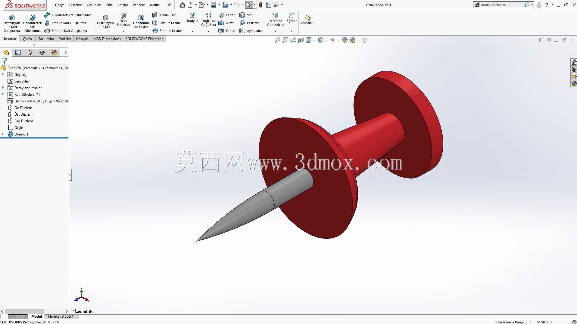Solidworks?rnek?izim 76 Raptiye