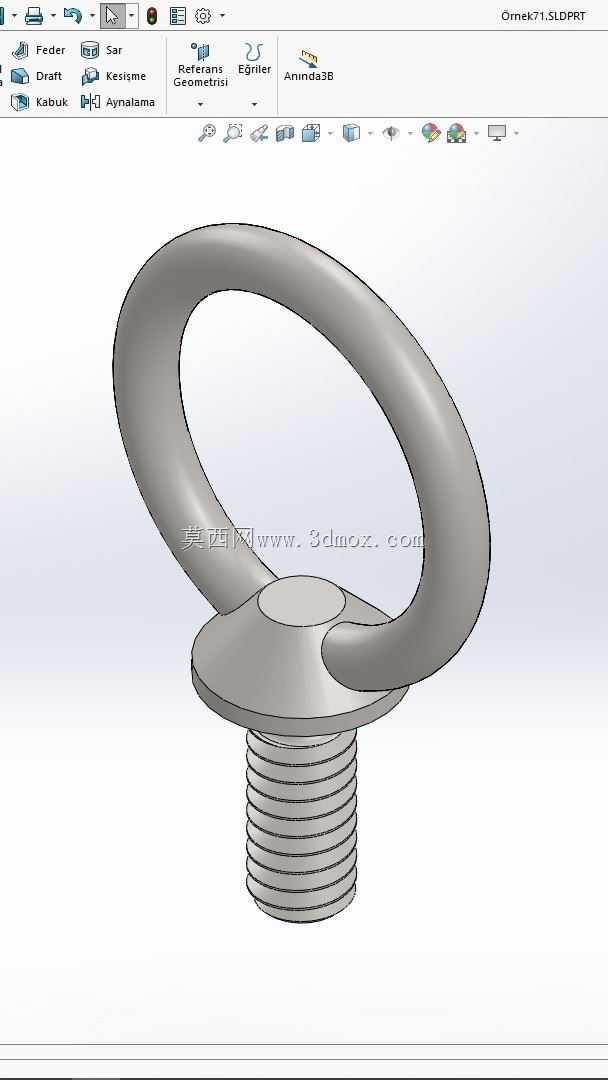 Solidworks?rnek?izim 71 Halka Vida