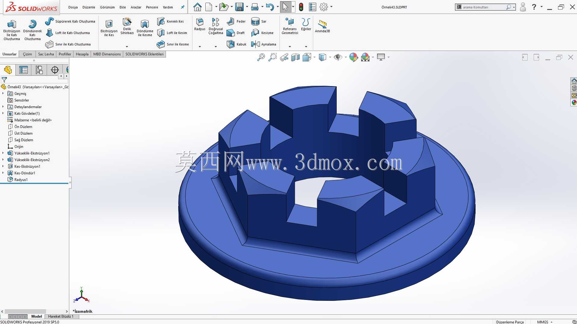 Solidworks?rnek?izim 43
