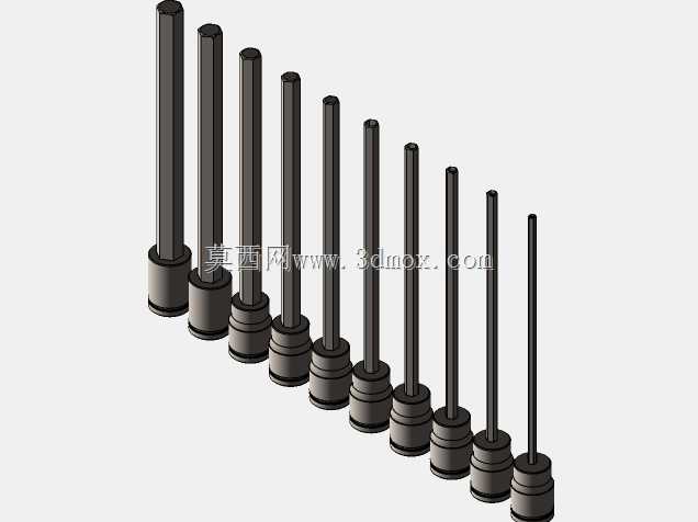 螺丝刀组,六角,Torx SAE-MET 3DP