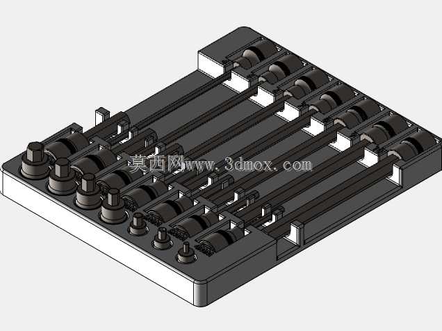 Carlyle METRIC六角驱动程序集托盘3DP