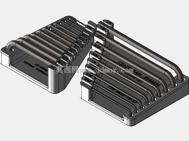 Craftsman 946696 20把SAE六角扳手3DP