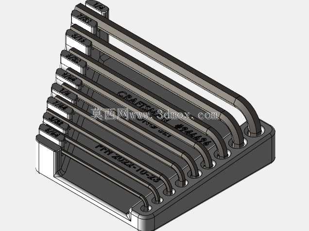Craftsman 946696 20把SAE六角扳手3DP