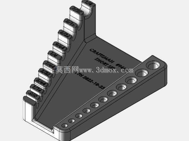 Craftsman 946696 20把SAE六角扳手3DP
