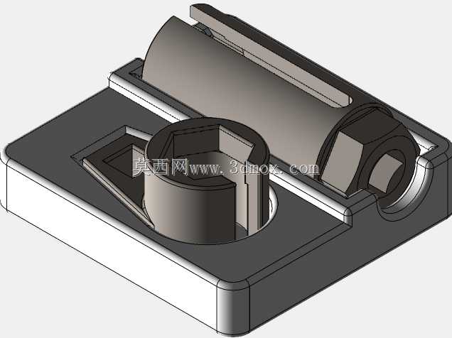 Tekton O2传感器插座托盘3DP