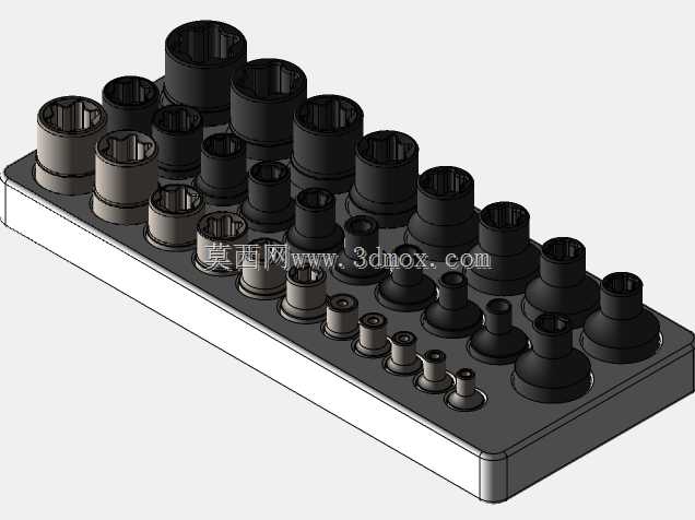 CARL-0001-000 Rev A Carlyle外部星形冲击插座3DP