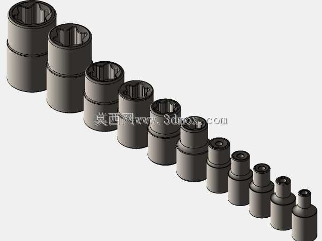 CARL-0001-000 Rev A Carlyle外部星形冲击插座3DP