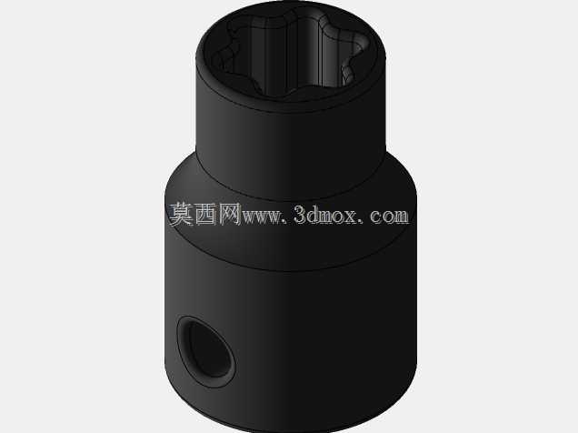 CARL-0001-000 Rev A Carlyle外部星形冲击插座3DP