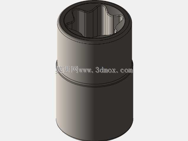 CARL-0001-000 Rev A Carlyle外部星形冲击插座3DP