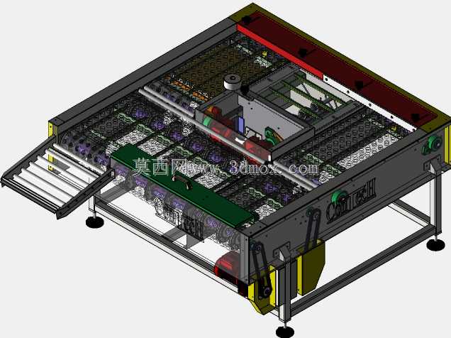 工业3D模型Nabot输送机固定式输送机制造