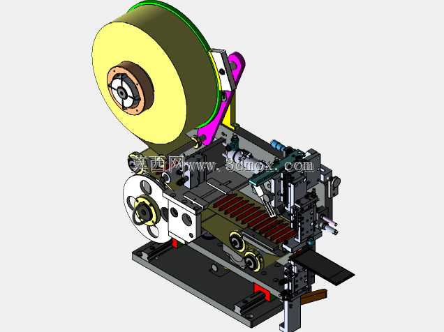 工业3D模型PCB贴标剥离机