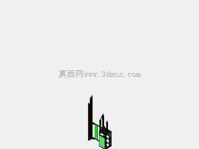 工业三维模型3速输送机