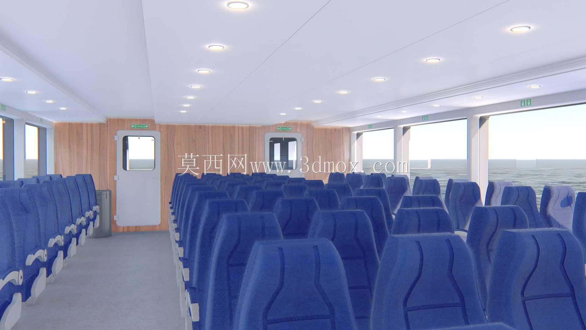 可容纳200名乘客的游览船