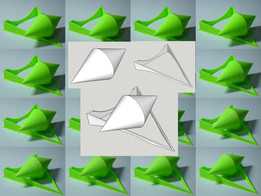 Duplo Cone no Plano 
