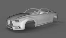 2019Ӣ�����Q60 3DSCANNEDģ��