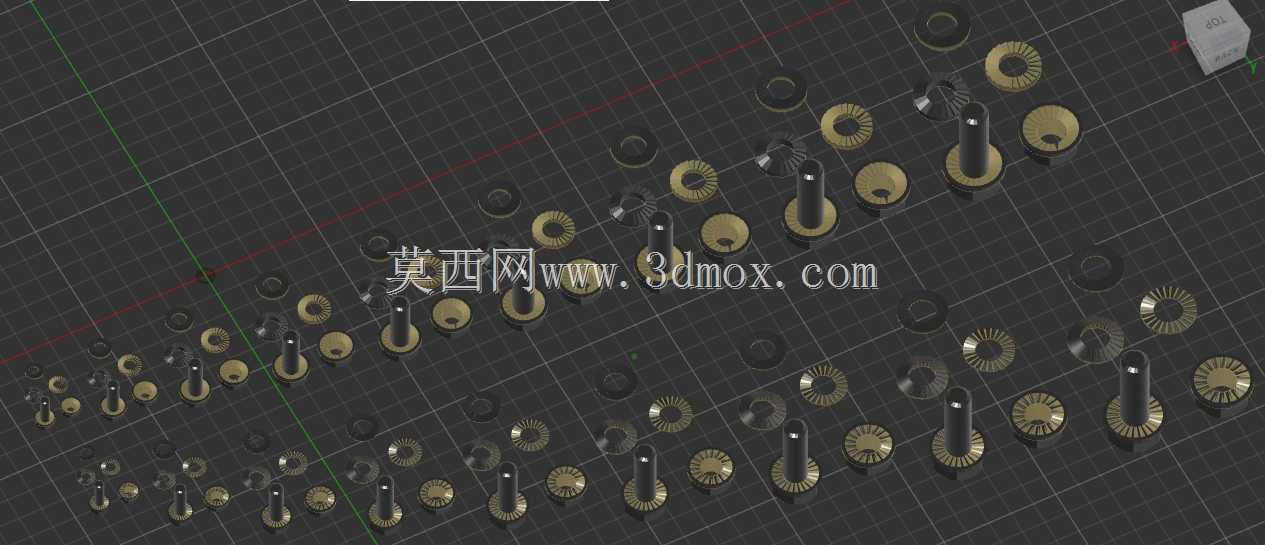 3D打印/铣削M4-M12安全斜楔垫圈、螺母和螺栓。诺德洛克原版和x系列的模组