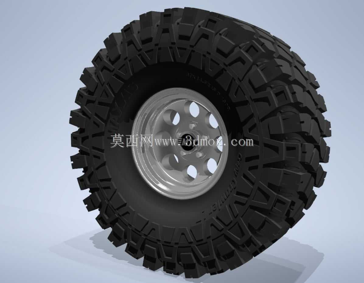 Maxxis爬行履带,带M/T 8孔轮1/24