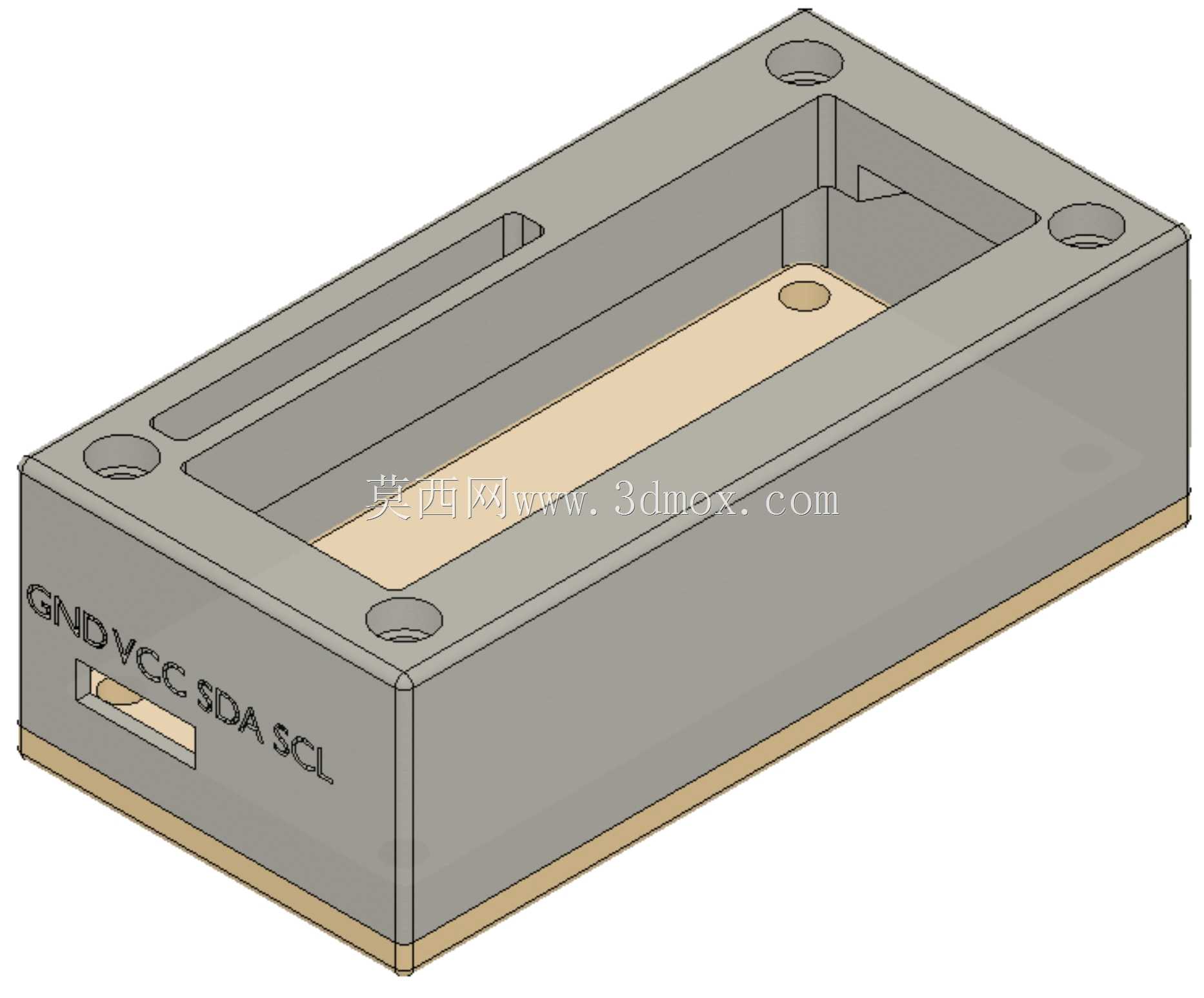 Arduino I2C LCDģ�����[3D�ɴ�ӡ]