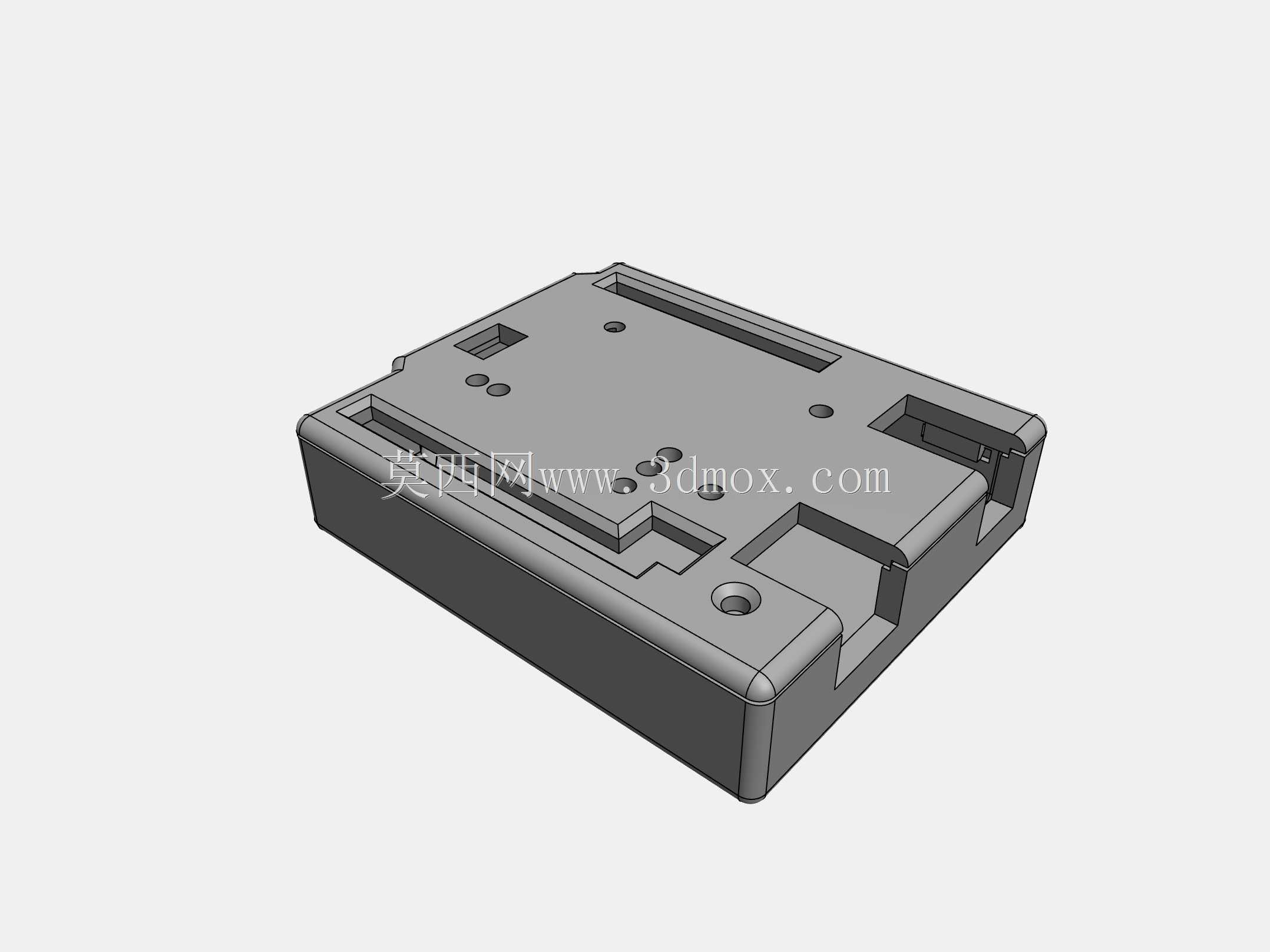 Arduino UNO卡扣式机箱,带MCP2515螺孔