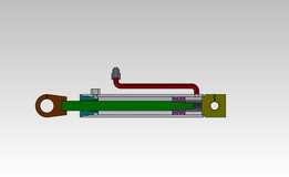 ����ʽҺѹ�ף���ǰ��˰�װ�ף�50x30x400 mm