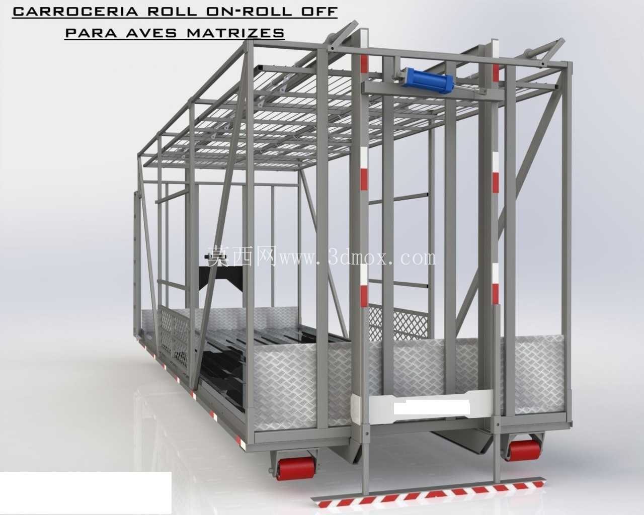 Carroceria Roll on Roll off para Transporte de aves