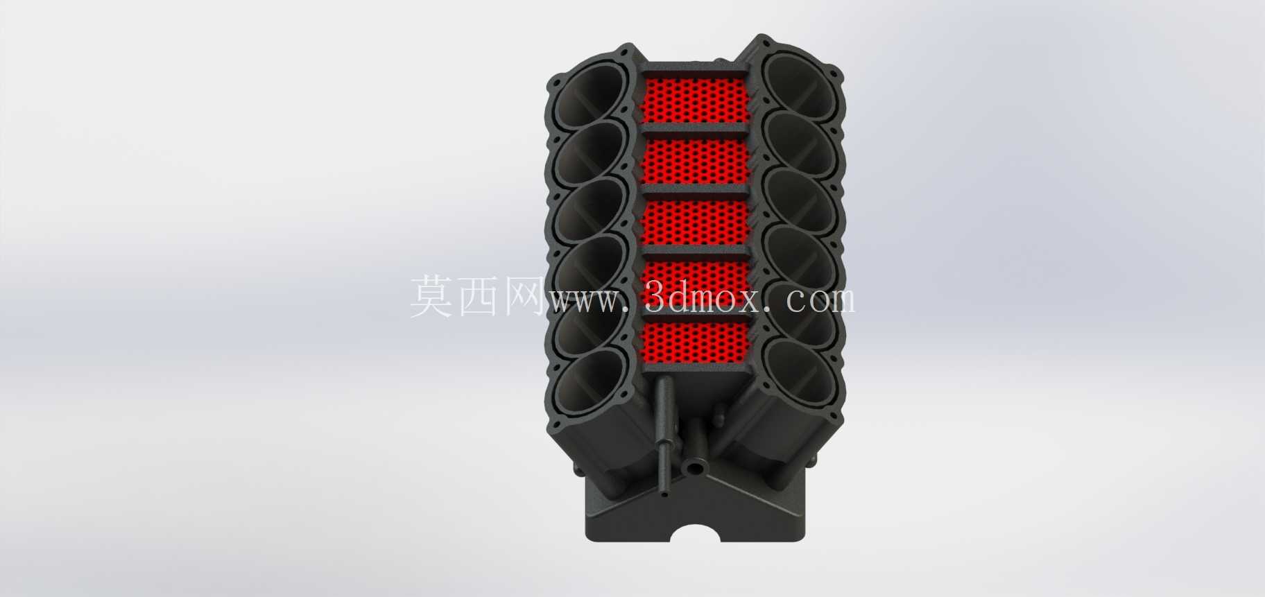 V12 ��ȼ�����߼� 3D CAD ��ģ