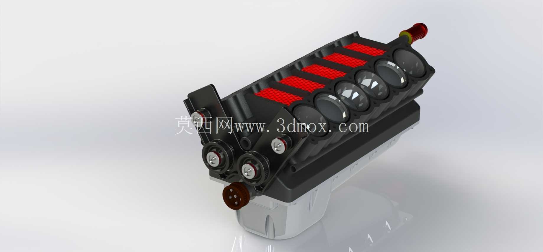 V12 ��ȼ�����߼� 3D CAD ��ģ