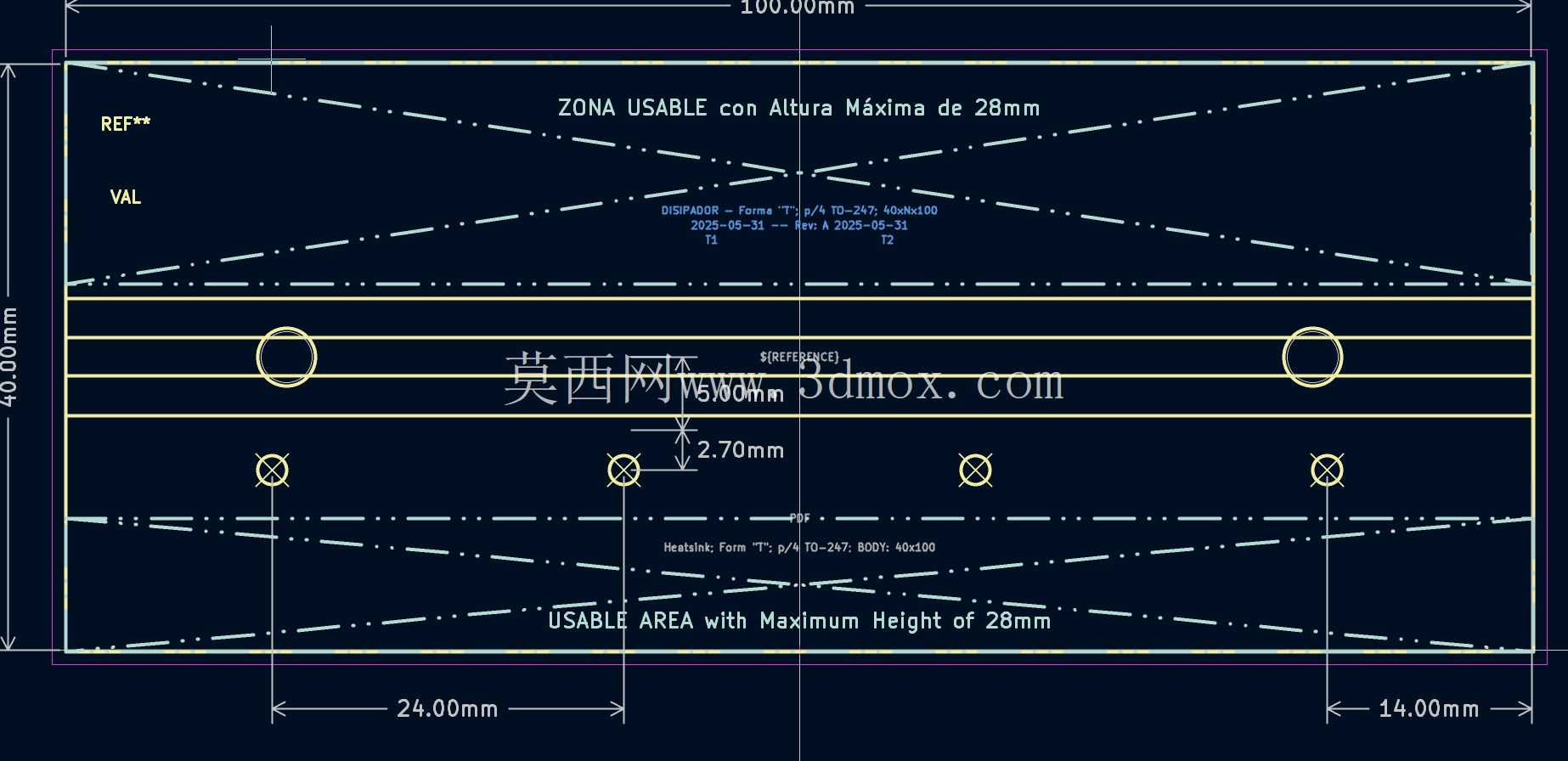 ɢ������T��4 x TO-247 40x75x100